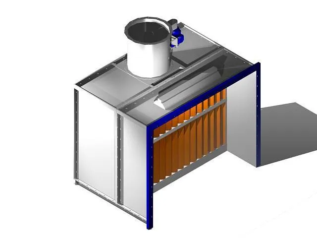 Imagem ilustrativa de Cabine de pintura filtro seco