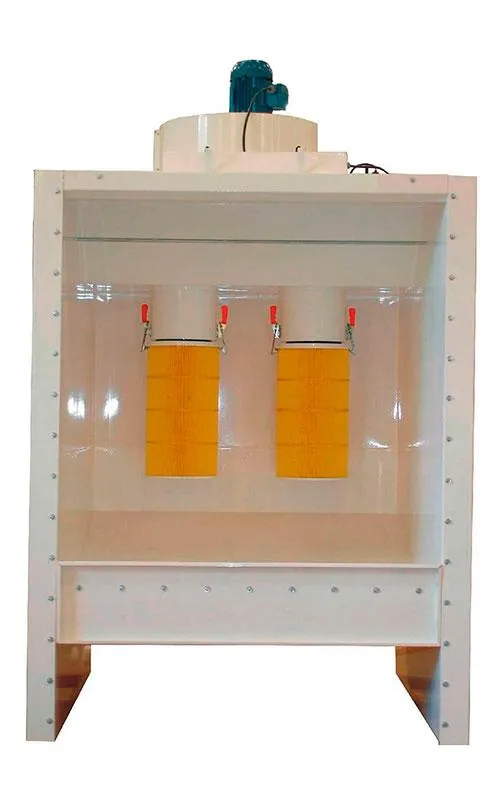 Imagem ilustrativa de Cabine de pintura a pó eletrostática